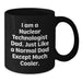 Funny Nuclear Technologist Dad Black Coffee Mug, Ideal Gifts from Mom and Dad for Graduation, Unique Nuclear Technologist Gifts for Him - Additional