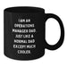 Funny Operations Manager Dad Gifts for Men, Black Coffee Mug, Perfect Graduation Unique Gifts from Family - Additional