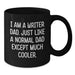 Funny Writer Gifts from Dad's Unique Black Coffee Mug - Graduation Unique Gifts for Writers - Additional