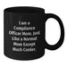 Compliance Officer Mom Graduation Cheer Funny Black Coffee Mugs Gifts from Family to Compliance Officer Mom - Additional