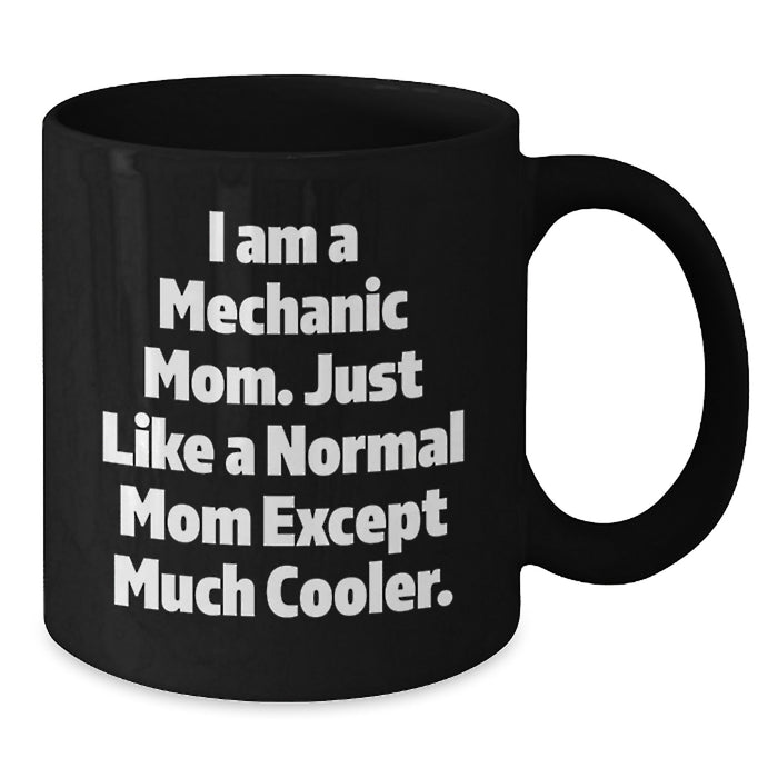 Funny Mechanic Gifts from Mom to Mechanic Friends, Graduation Unique Gifts for Mechanic Men and Women, Black Coffee Mug - Additional