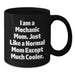 Funny Mechanic Gifts from Mom to Mechanic Friends, Graduation Unique Gifts for Mechanic Men and Women, Black Coffee Mug - Additional