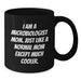 Funny Microbiologist Gifts for Mom, Black Coffee Mug for Graduation, Unique Gifts from Mom - Additional