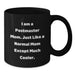 Gifts from Mom to Postmaster Graduation Unique Gifts - Funny Postmaster Mom Coffee Mug, I Am A Postmaster Mom, Black Coffee Mug - Additional