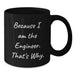 Funny Engineer Black Coffee Mugs Gifts from Friends to Graduation Unique Gifts for Engineer Men - Additional