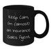 Funny Insurance Sales Agent Gifts for Christmas Unique Mugs, Gifts from Family to Insurance Sales Agent, Black Coffee Mug - Additional