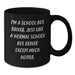 Funny School Bus Driver Quotes Gifts from Friends for Birthday Unique School Bus Driver Black Coffee Mug, I'm A School Bus Driver. Just Like A Normal School Bus Driver Except Much Hotter. - Additional