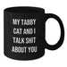 Funny Tabby Cat Gifts for Men, Women, Friends, Family from Tabby Cat Lover Black Coffee Mug - Additional