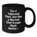 Funny Chef Gifts for Men Women Friends Family - Black Coffee Mug I'm A Tattooed Chef - Additional