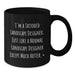 Funny Landscape Designer Gifts for Men, Unique Black Coffee Mug, 'I'm A Tattooed Landscape Designer...' - Additional