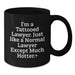 Funny Lawyer Gifts from Friends, Unique Black Coffee Mug for Lawyer Men, 'I'm A Tattooed Lawyer' Graduation Unique Gifts - Additional