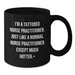 Funny Nurse Practitioner Black Coffee Mug Gifts from Friends for Graduation Unique - Additional
