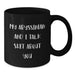 Funny Abyssinian Cat Gifts from Friends, Unique Black Coffee Mugs for Graduation, 'My Abyssinian And I Talk Shit About You' Quote - Additional
