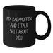 Ragamuffin Cat Lover Gifts from Friends for Graduation Unique Mugs with Funny Quote, Black Coffee Mug for Men and Women - Additional