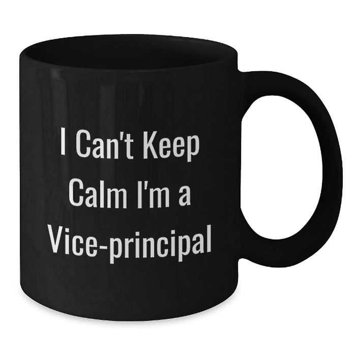 Funny Vice-principal Gifts from Coworkers - I Can't Keep Calm I'm A Vice-principal Quote Black Coffee Mug for Vice-principal Birthday Unique Gifts - Additional