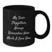 Funny Stepfather Quotes Gifts for Him, Black Coffee Mug, 'My Dear Stepfather, Always Remember How Much I Love You.' Christmas Unique Gifts from Family - Additional