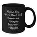 Inspiring Insurance Adjuster Graduation Unique Gifts from Friends for Men Black Coffee Mugs - 'Dream Big, Work Hard, And Become An Amazing Insurance Adjuster.' - Additional