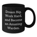 Funny Warden Quotes Black Coffee Mug Gifts from Friends to Men on Christmas Unique Items - Additional