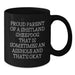 Funny Shetland Sheepdog Quotes Gifts for Men from Proud Parents, Black Coffee Mugs for Graduation, Gifts from Friends for Shetland Sheepdog Lovers - Additional