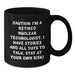 Nuclear Technologist Humor Funny Gifts for Men, Women, Coworkers, Family from Friends, 'Caution: I'm A Retired Nuclear Technologist...' - Additional