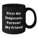 Funny Stepmom Quotes Gifts for Stepmom from Family Black Coffee Mug, Birthday Unique Gifts for Stepmom Friends and Family - Additional