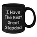 Funny Stepdad Gifts from Men, Funny Stepdad Black Coffee Mug, Great Stepdad Quote Christmas Unique Gifts - Additional