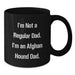 Funny Afghan Hound Dog Gifts for Men from Dad - I'm Not A Regular Dad. I'm An Afghan Hound Dad. Birthday Unique Black Coffee Mug, Perfect for Women, Friends, or Family - 11oz or 15oz - Additional