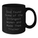 Funny Trucker Gifts for Men, Black Coffee Mug with Inspirational Quote, Gifts from Family to Trucker Friends - Additional
