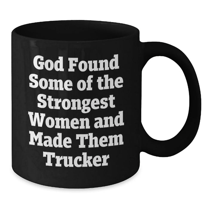 Funny Trucker Gifts from Men, Women, Friends to Trucker, Black Coffee Mugs for Christmas Unique Gifts - Additional