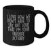 Funny Actuary Gifts for Men, Unique Black Coffee Mugs with I Love How We Don't Have To Say Out Loud That I'm Your Favorite Actuary Quote, Christmas Unique Gifts from Friends to Actuary - Additional