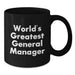 Funny World's Greatest General Manager Gifts for Men from Family on Birthday Unique Gifts - Additional