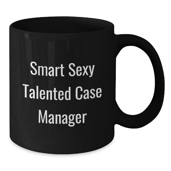 Gifts for Smart Case Managers, Funny Case Manager Mug, Birthday Unique Gifts from Friends to Talented Case Manager - Additional