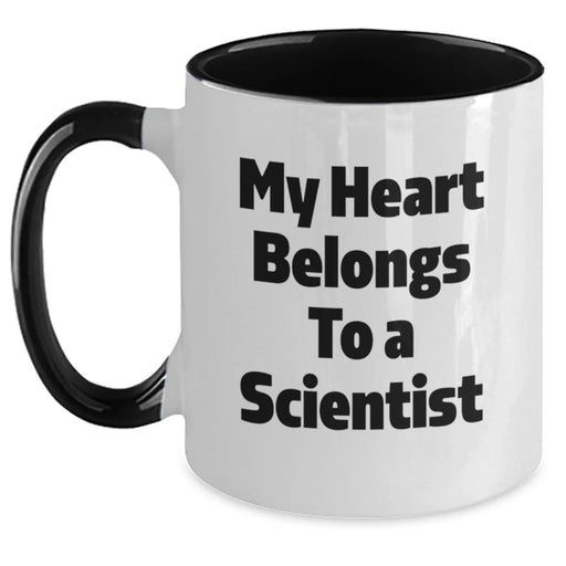 Funny Scientist Two Tone Coffee Mug Gifts from Family to Men, Perfect for Scientist Lover Birthday Unique Present - Main