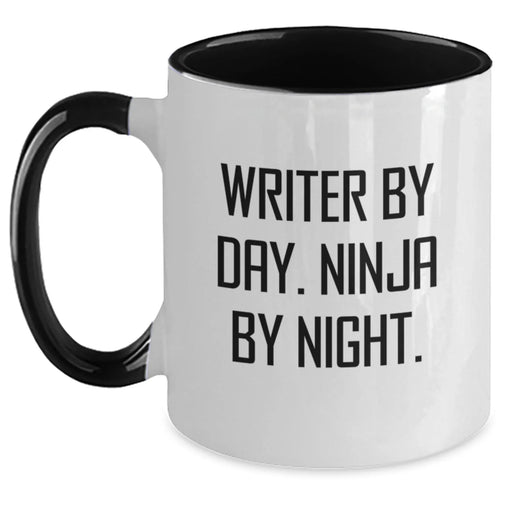 Funny Writer Gifts from Friends - Writer By Day. Ninja By Night. Unique Christmas Unique Gifts for Writer - Main