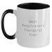 Funny Best Respiratory Therapist Ever Gifts from Men to Family Members Unique Christmas Unique Gifts Two Tone Coffee Mug - Main
