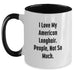 Funny American Longhair Cat Gifts for Cat Lovers Two Tone Coffee Mug, Christmas Unique Mugs for Friends, Family, Loved Ones, Funny Coffee Mugs - Main