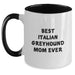 Funny Italian Greyhound Dog Mom Gifts from Friends to Family - Best Italian Greyhound Mom Ever Quote on Two Tone Coffee Mug, Graduation Unique Gifts - Main