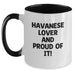 Havanese Dog Gifts, Funny Quote Lover Mug, Birthday Unique Gifts from Men to Havanese Dog Lovers, Two Tone Coffee Mug - Main