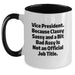Funny Vice President Gifts, Classy Sassy and a Bit Fearlessy Gifts for Vice President, Valentine's Unique Gifts from Friends, Vice President Coffee Mug - Main