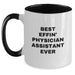 Funny Physician Assistant Gifts for Him, Father's Day Unique Coffee Mug for Physician Assistant, Best Effin' Physician Assistant Ever Two Tone Ceramic Mug - Main