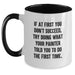 Funny Painter Gifts from Friends - Encouragement Quote Two Tone Coffee Mug for Painter Birthday - Main