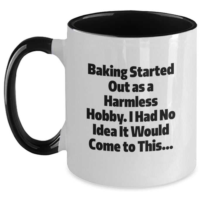 Baking Gifts for Men Funny Two Tone Coffee Mug, Graduation Unique Gifts, Gifts from Family for Baking Lovers - Main