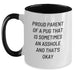 Gifts for Pug Dog Lovers, Proud Parents with Two Tone Coffee Mugs - Funny Quote - Christmas Unique Gifts from Friends to Family - Main
