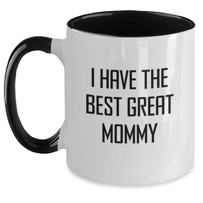 Funny Mommy Gifts from Women to Mommy - Two Tone Coffee Mug for Mommy - Christmas Unique Gifts for Mommy - Main