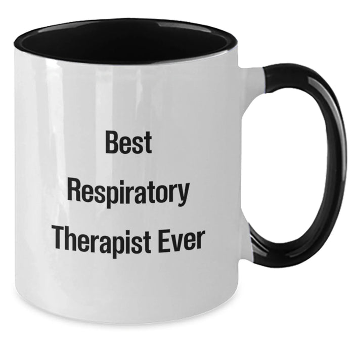 Funny Inspirational Gifts for Respiratory Therapist Ever Two Tone Coffee Mugs from Family Friends Coworkers - Additional
