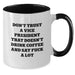 Funny Vice President Gifts from Friends - 'Don't Trust A Vice President That Doesn't Drink Coffee And Say F--k A Lot' Two Tone Coffee Mugs for Vice President - Christmas Unique Gifts for Men - Additional