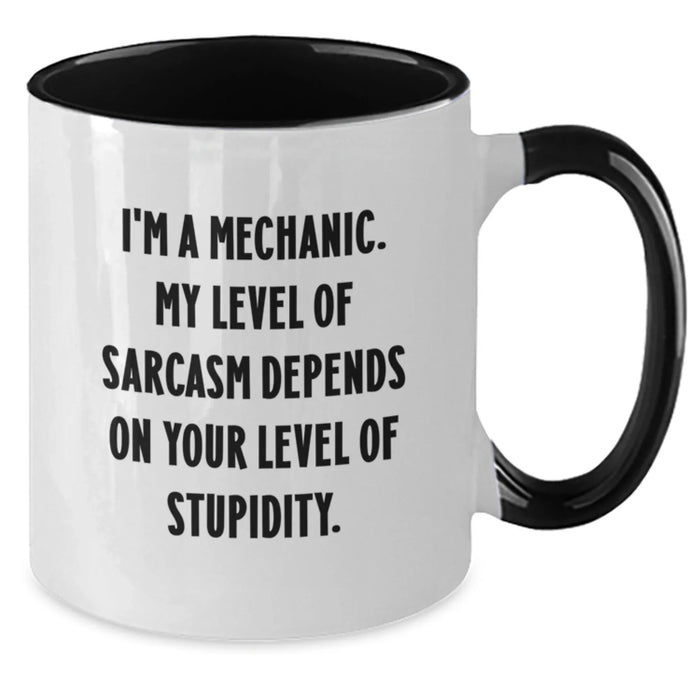 Fun Sarcasm Mechanic Gifts from Friends to Mechanic for Christmas Unique - Additional