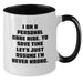 Funny Personal Care Aide Gifts from Family Members for Graduation Unique Gifts, Two Tone Coffee Mug Inspired by 'I Am A Personal Care Aide. To Save Time Let's Just Assume I'm Never Wrong.' - Additional