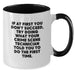 Funny Two Tone Coffee Mugs for Crime Scene Technician Birthday Unique Gifts from Men to Friends - Additional