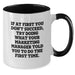 Marketing Manager Funny Quote Two Tone Coffee Mug Gifts for Mom from Daughter - Additional